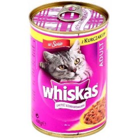 Whiskas With Chicken Tavuklu Konserve Kedi Maması 400 Gr
